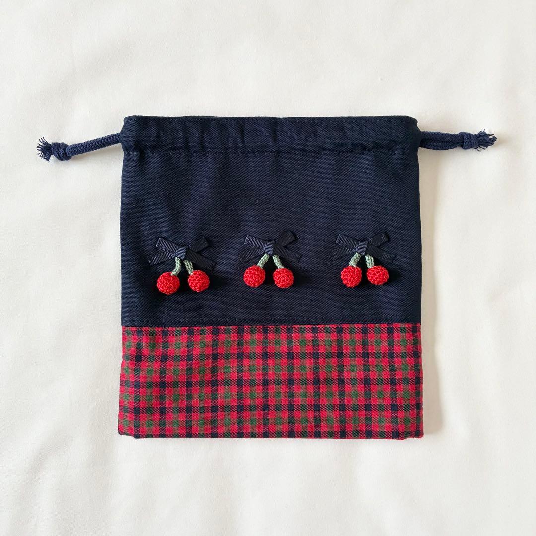 ねこまま　ファミリア風　レッスンバッグ　上履き入れ　体操着入れ　【1/3】