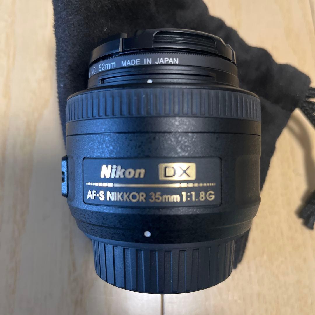 Nikon 単焦点レンズ AF-S DX 35mm フード　フィルター付