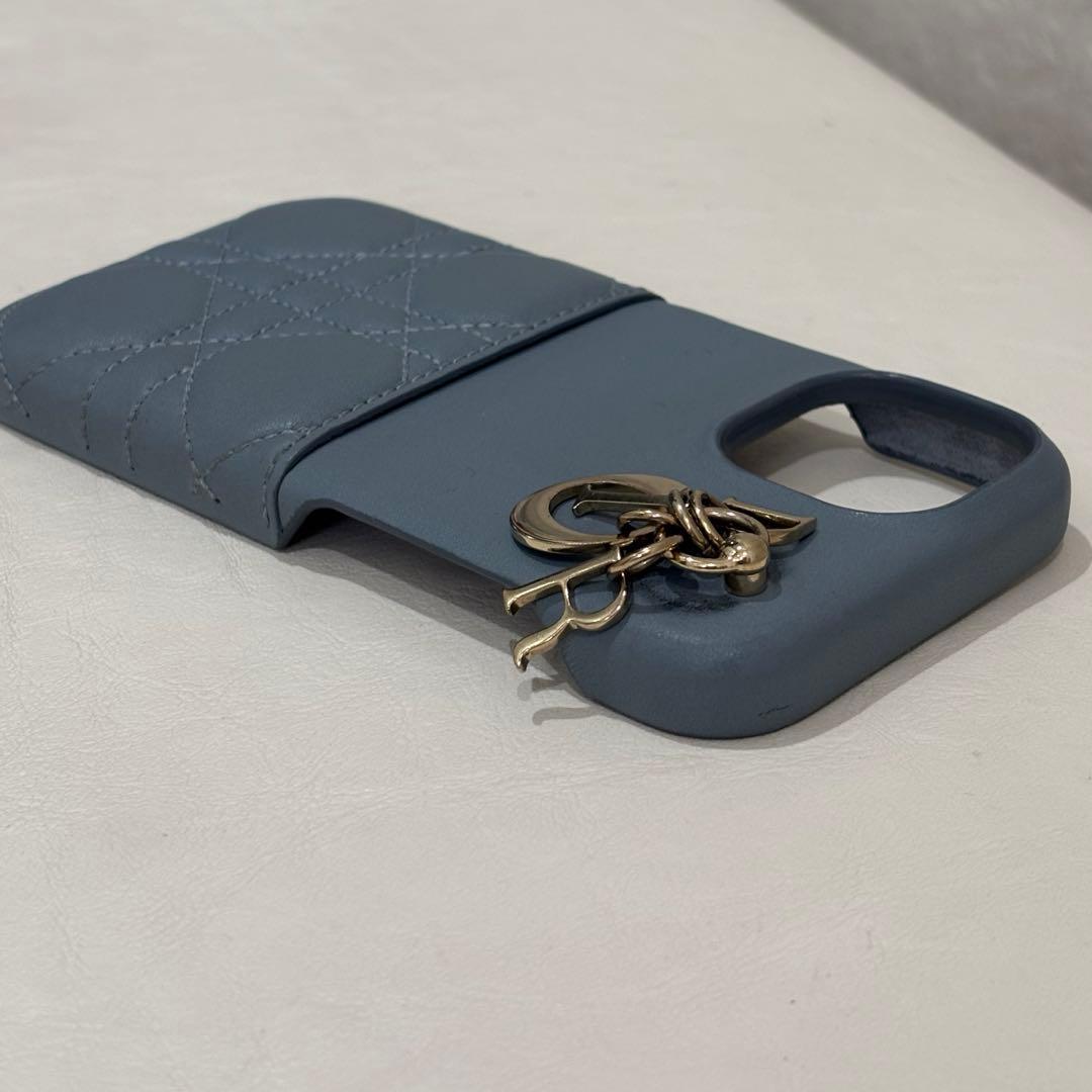 【ほぼ未使用】Lady Dior iPhone15ケース カナージュ