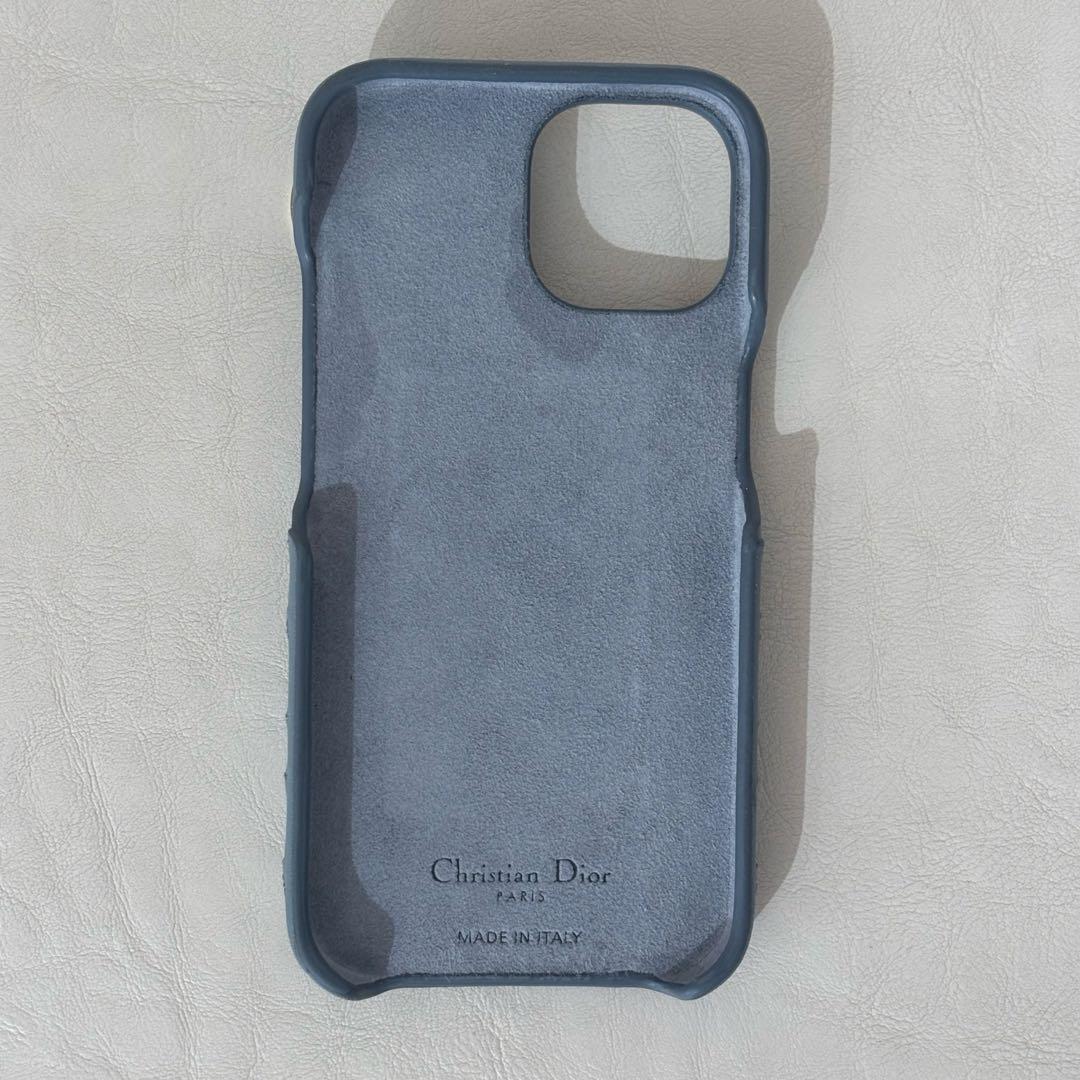 【ほぼ未使用】Lady Dior iPhone15ケース カナージュ