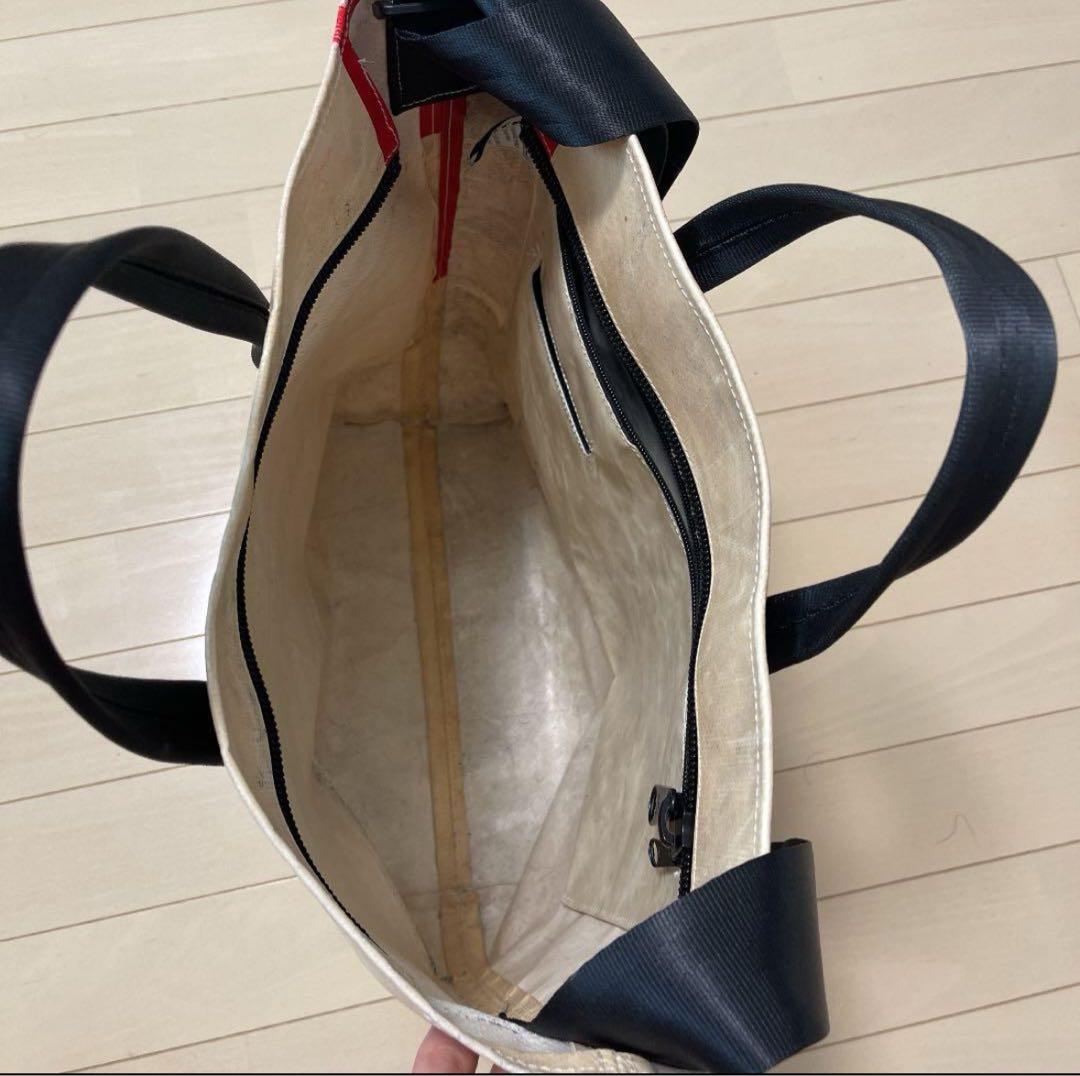 FREITAG エコバッグ ホワイト/レッド