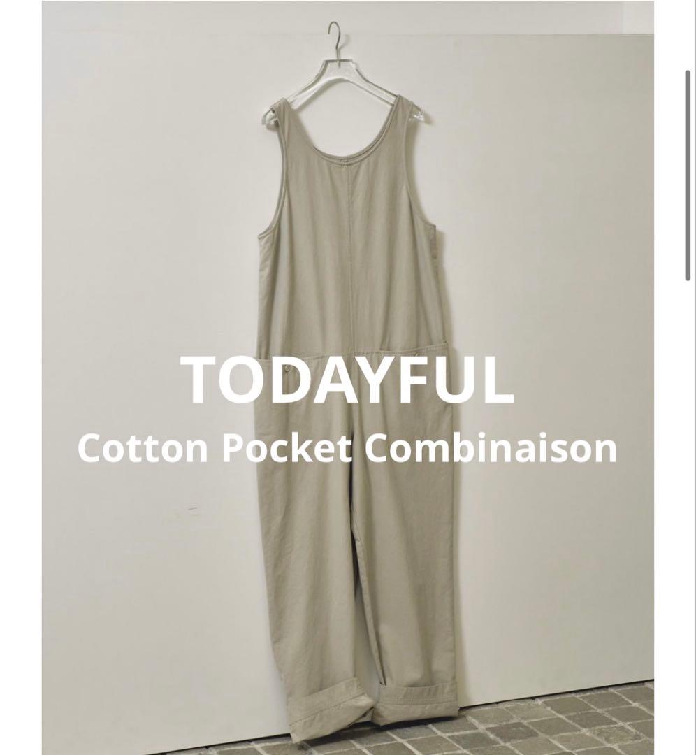 サロペット・オーバーオール・オールインワン TODAYFUL 24SS Cotton Pocket Combinaison