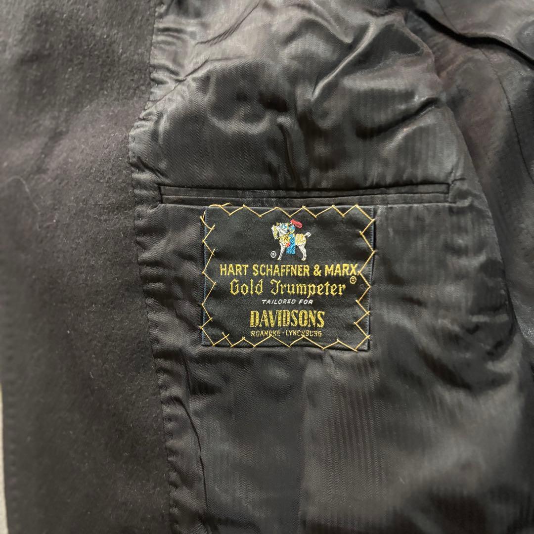 【極上】カシミヤ100 70s テーラード usa製 ブラック L サイズ42