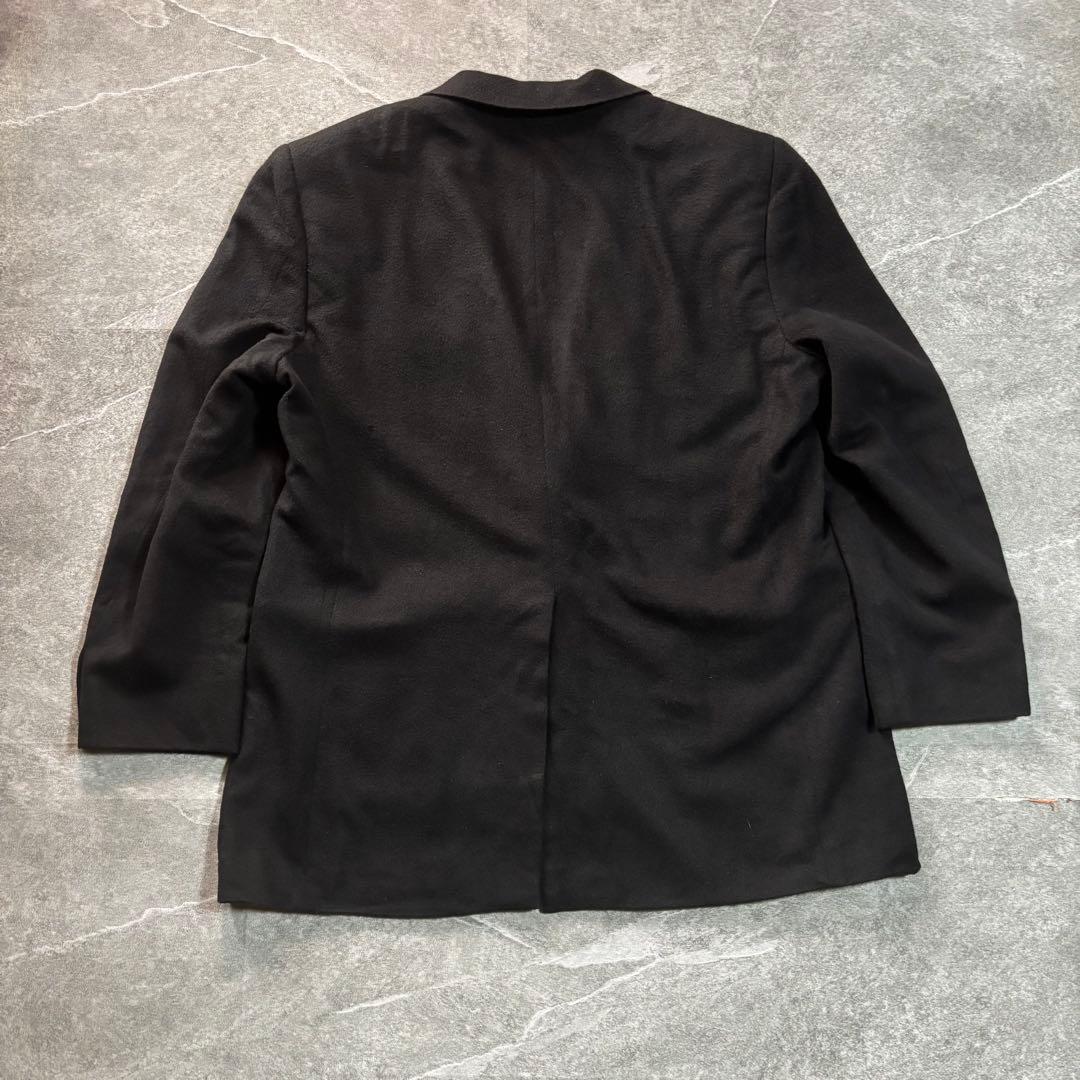 【極上】カシミヤ100 70s テーラード usa製 ブラック L サイズ42