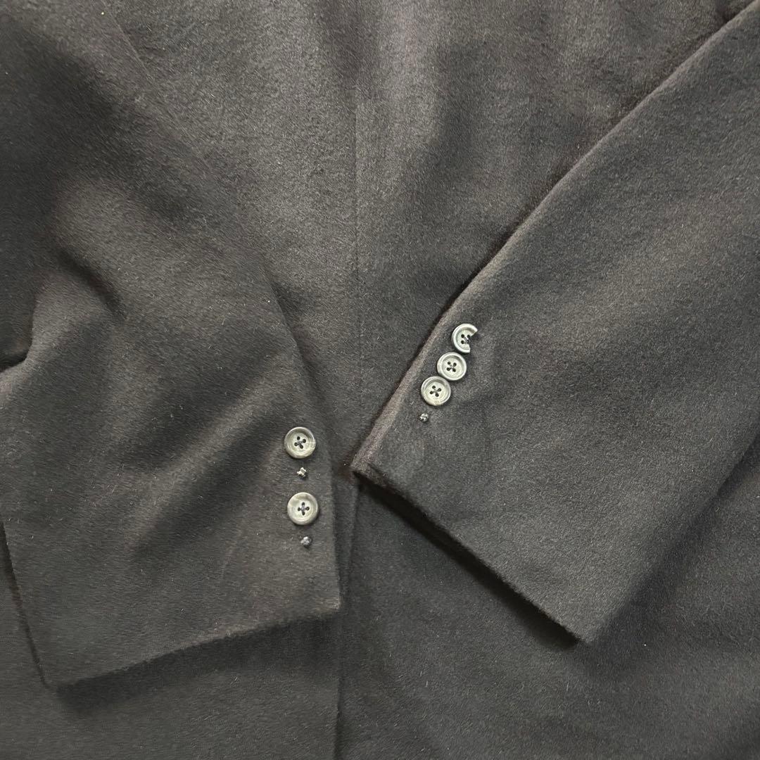 【極上】カシミヤ100 70s テーラード usa製 ブラック L サイズ42