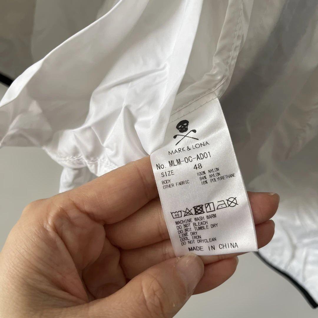 MARK & LONA ホワイトナイロンジャケット