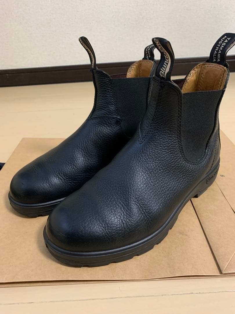 ブランドストーン サイドゴアブーツ シュリンクレザー