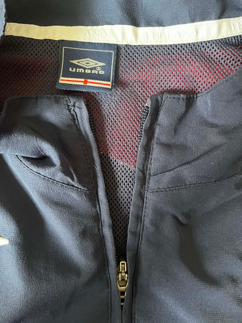 激レア　00s UMBRO イングランド　セットアップ　ナイロンジャケット