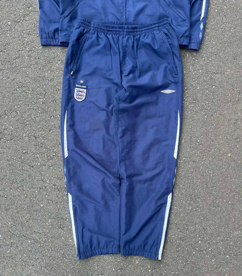 激レア　00s UMBRO イングランド　セットアップ　ナイロンジャケット