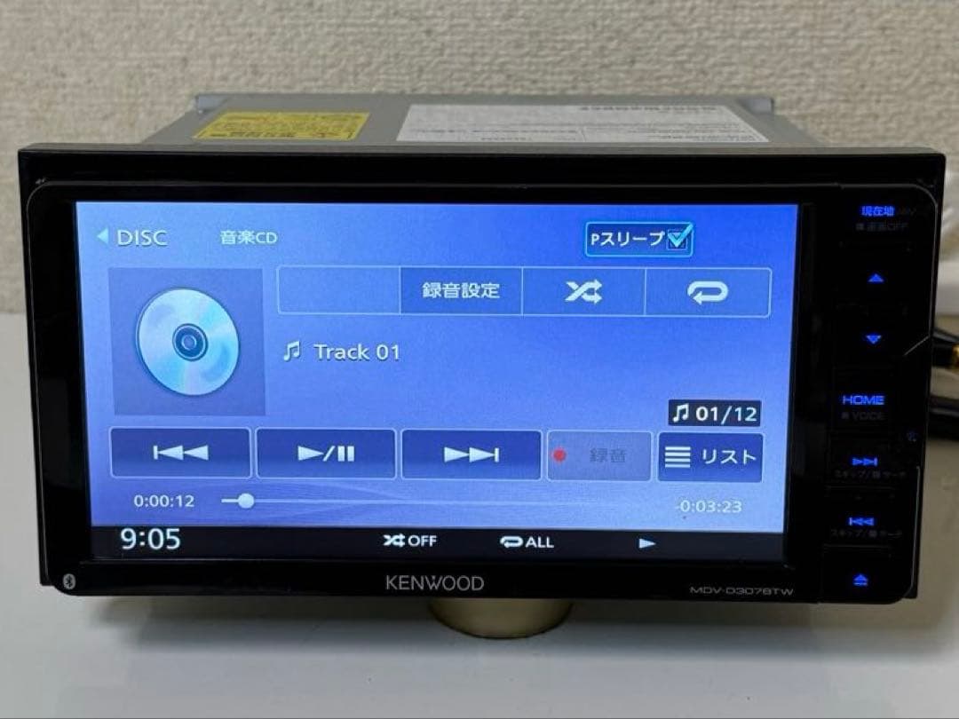KENWOOD ケンウッド MDV-D307BTW カーナビ　2020年