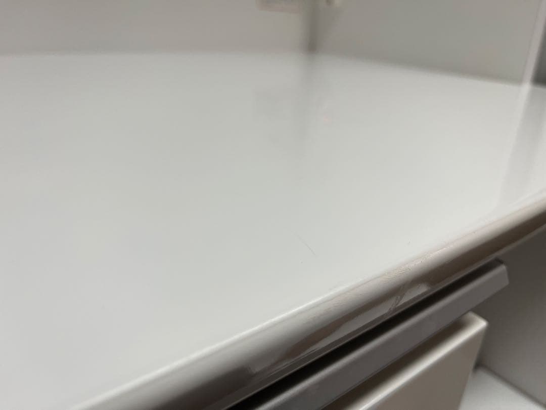 ニトリ　キッチンボード　120cm幅　レジューム　ホワイト　白　食器棚　カウンタ