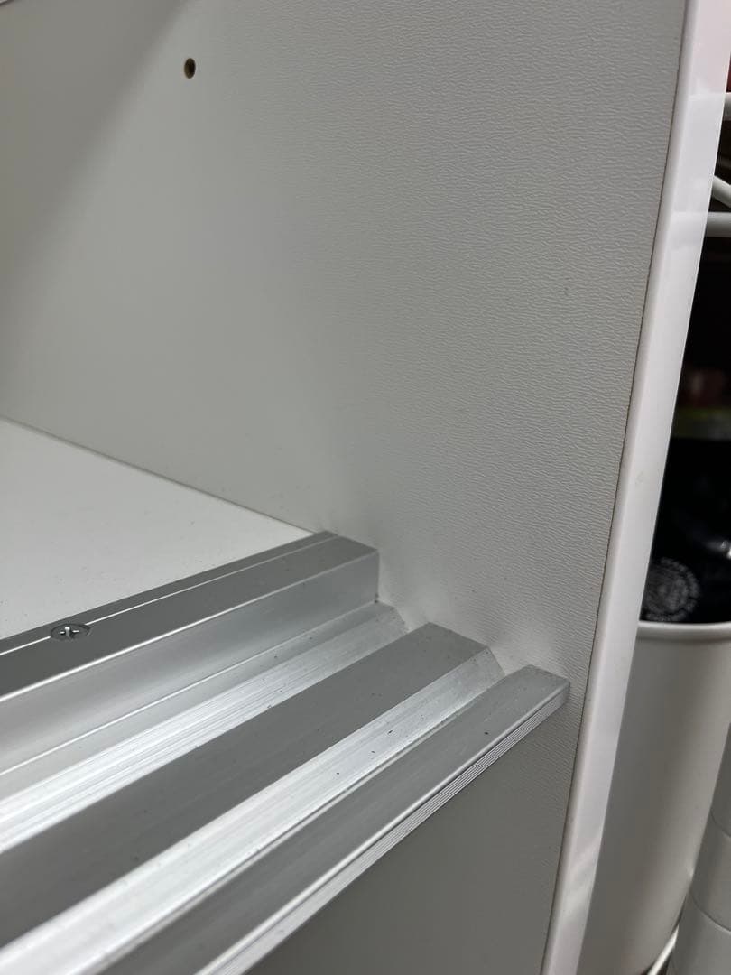 ニトリ　キッチンボード　120cm幅　レジューム　ホワイト　白　食器棚　カウンタ