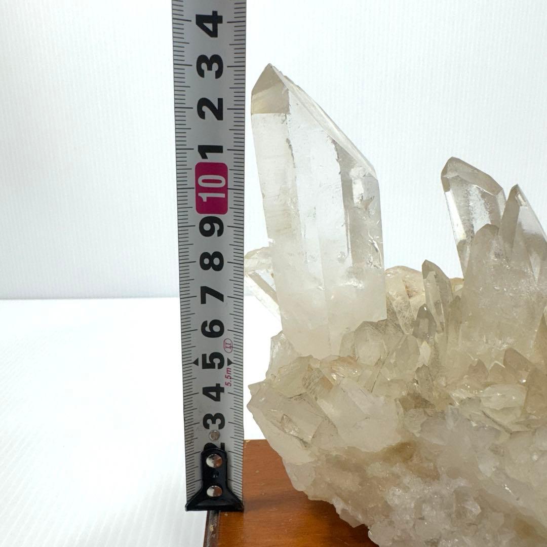 天然水晶クラスター 1.73kg 大型 パワーストーン 天然石 インテリア