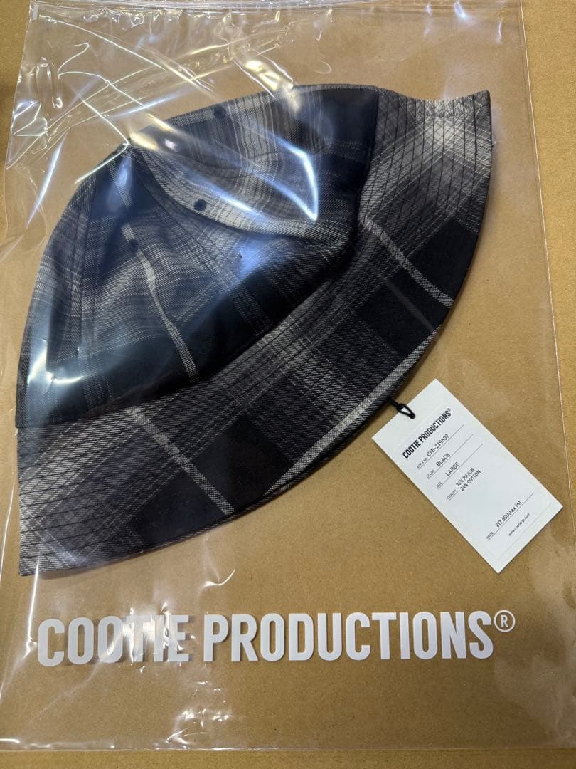 お*ま様 COOTIE / R/C Ombre Check Ball Hat サ