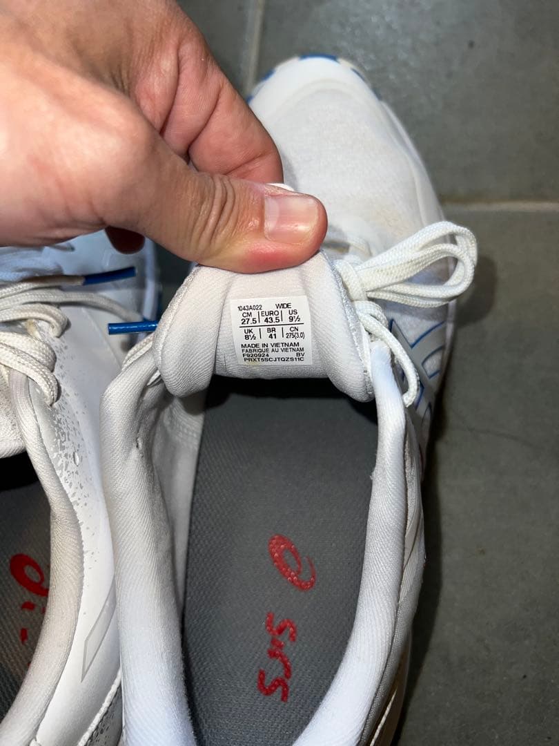 アシックス テニスシューズ プレステージライト 5 OC 3E 27.5