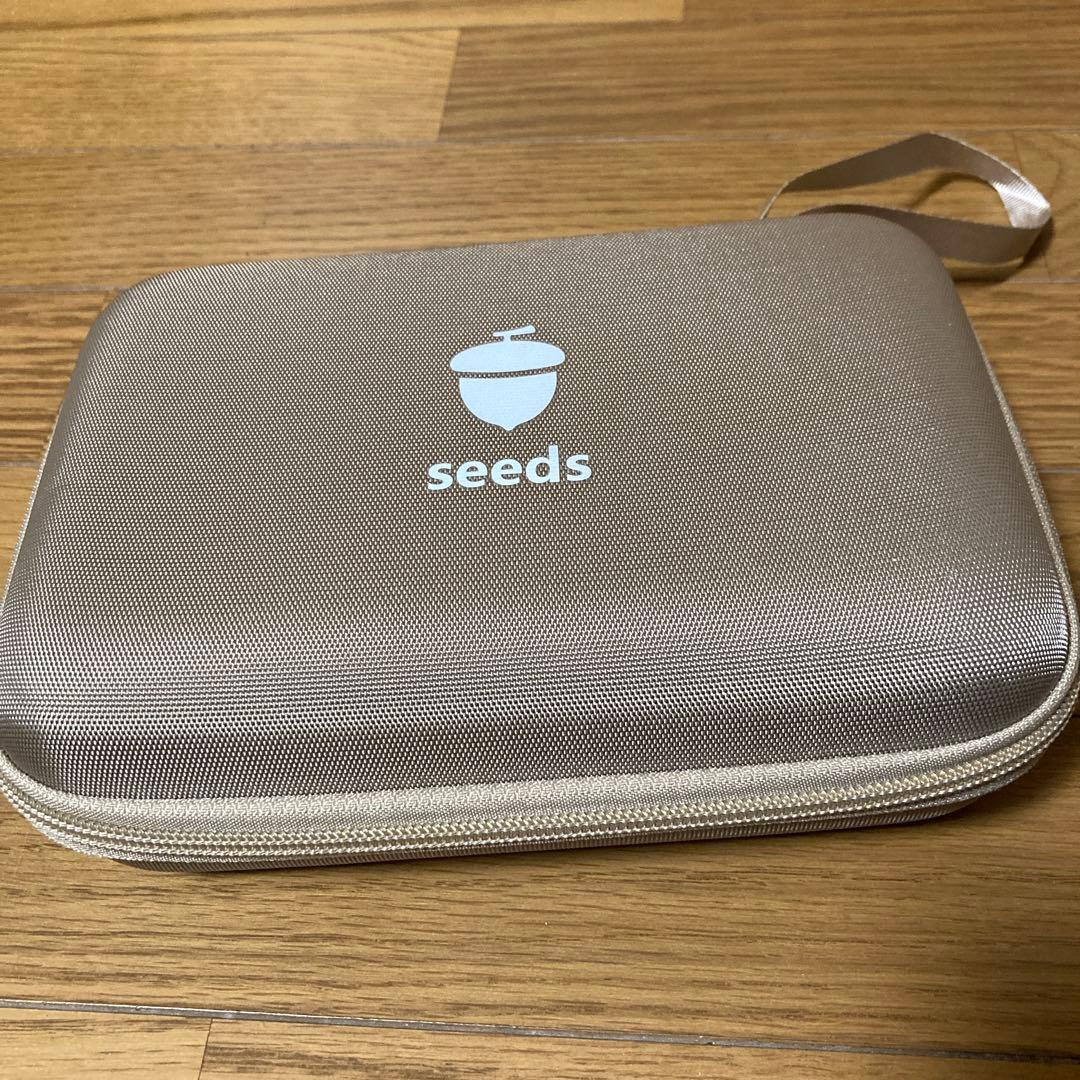 seeds カリンバ 本体と専用ケースと調律用ハンマー付き　17音 暖かい音色