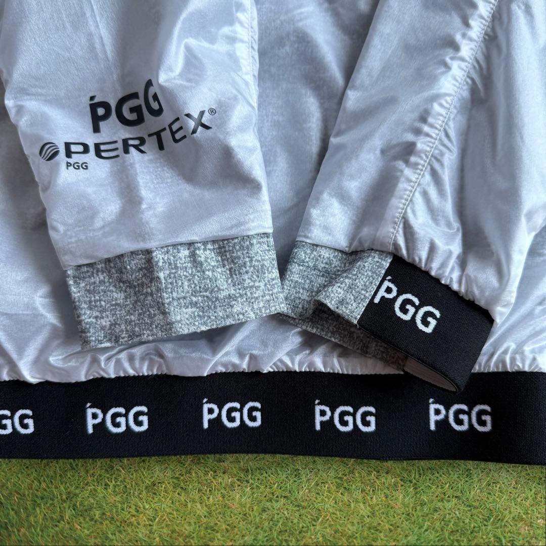 現行モデル　パーリーゲイツ　ジャケット　4 M〜L相当　ブルゾン　白　グレー　黒