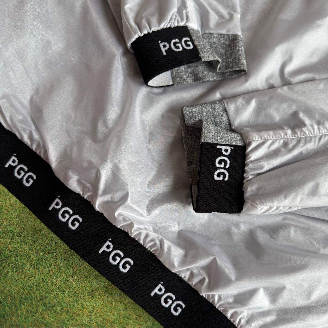 現行モデル　パーリーゲイツ　ジャケット　4 M〜L相当　ブルゾン　白　グレー　黒