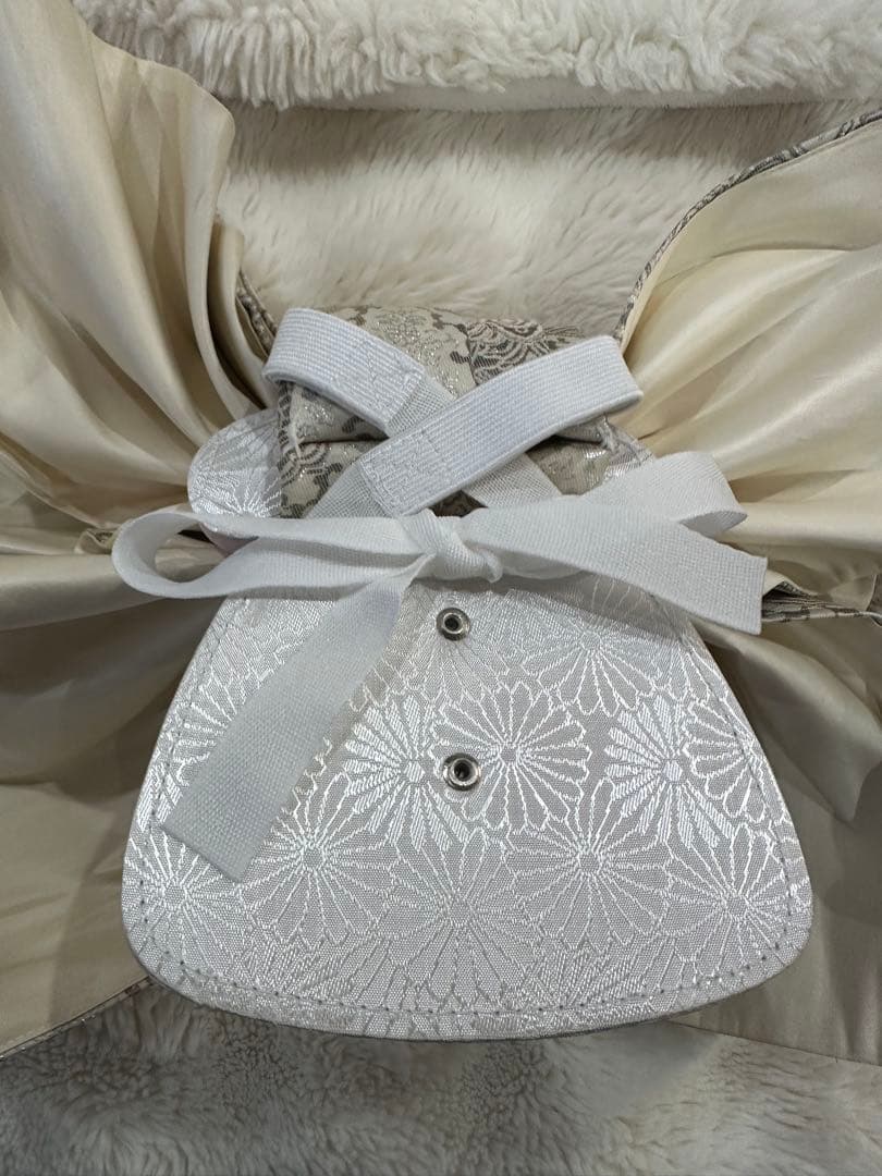 3日間期間限定特別価格！！早い者勝ちです！二部式　作り帯　 高級プラチナ箔二重織