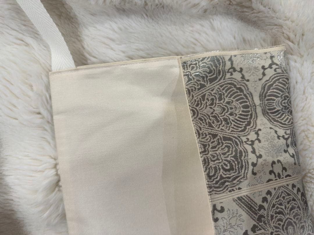 3日間期間限定特別価格！！早い者勝ちです！二部式　作り帯　 高級プラチナ箔二重織