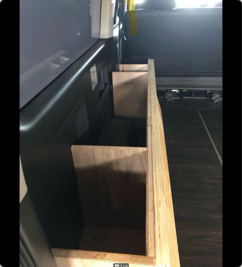 mugt'mb　ハイエースSーGL 収納BOX ベッドキット