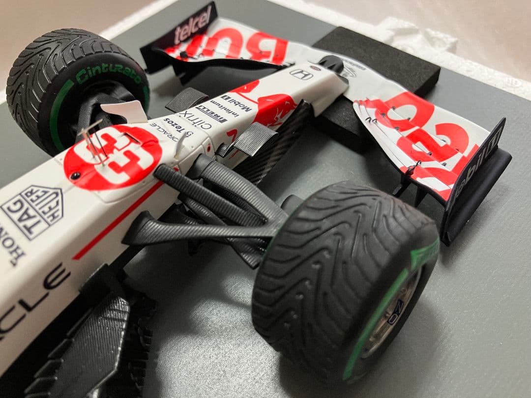 O⑭ 1/18 スパーク製 レッドブルRB16BトルコGP ありがとうカラー