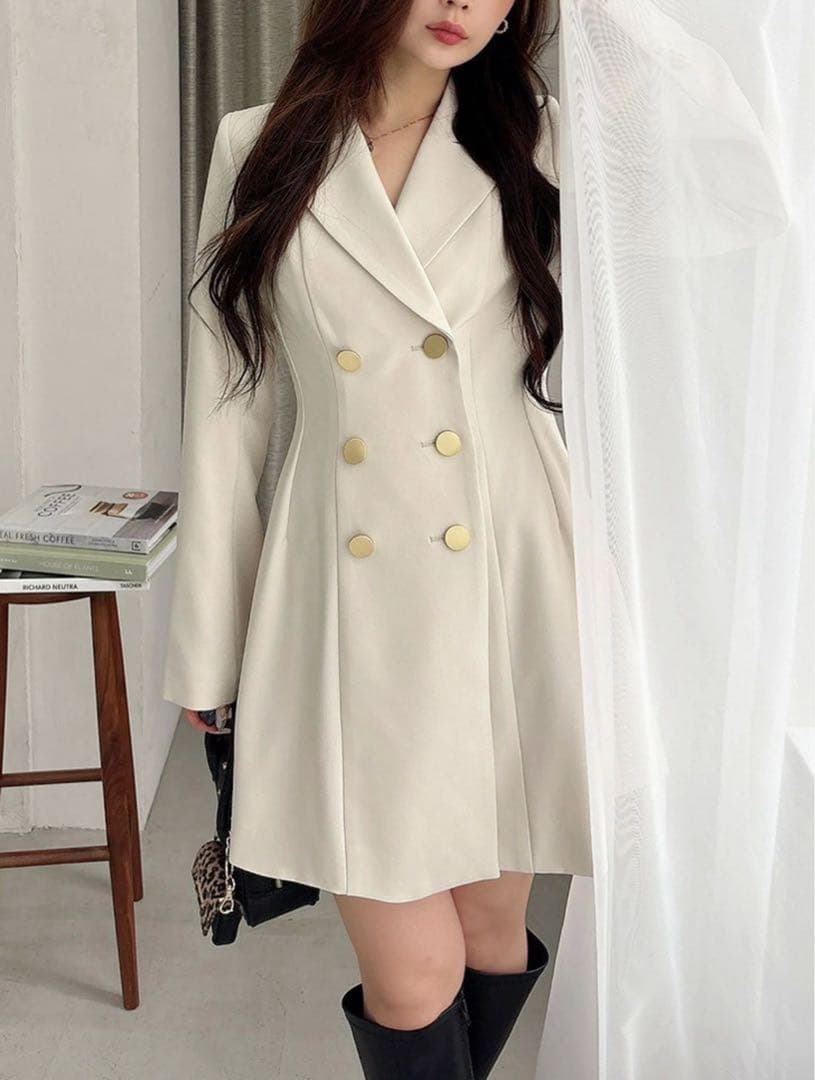 MERCURYDUO 2WAYフィットアンドフレアジャケットワンピース