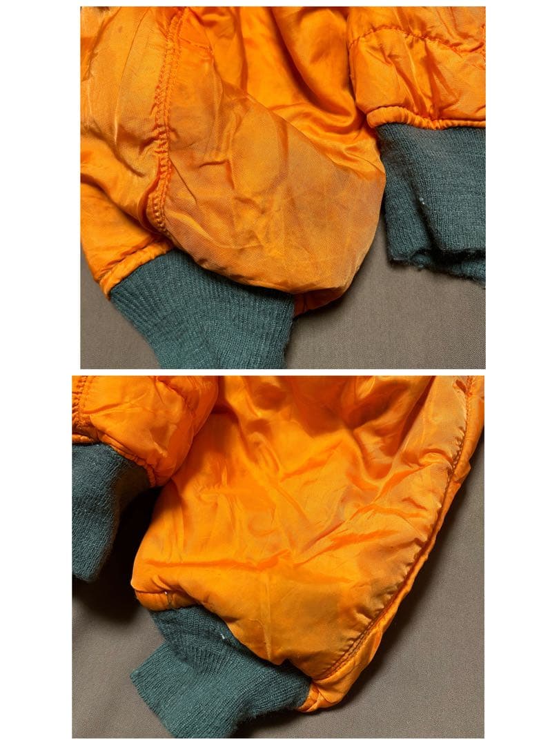 90s ALPHA INDUSTRIES MA-1 フライトジャケット USA製