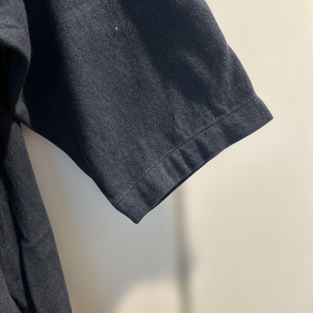 【専用】ランフランセダンタン コットン　ギャザーワンピース　ネイビー