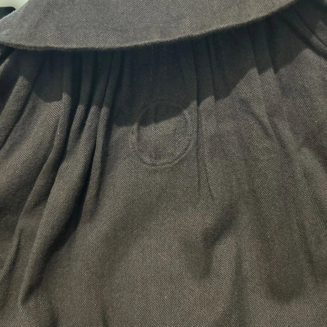 【専用】ランフランセダンタン コットン　ギャザーワンピース　ネイビー