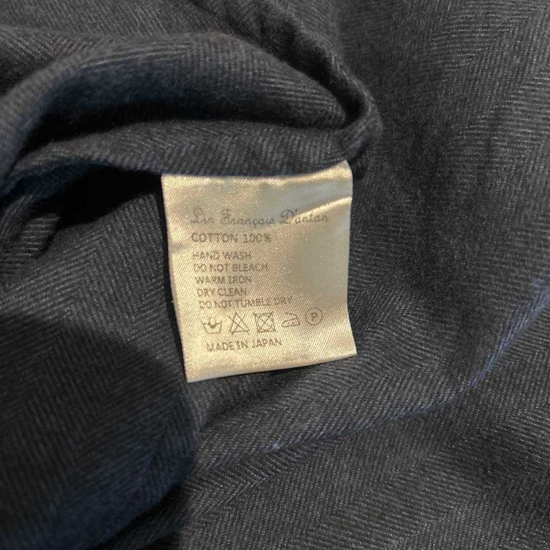 【専用】ランフランセダンタン コットン　ギャザーワンピース　ネイビー