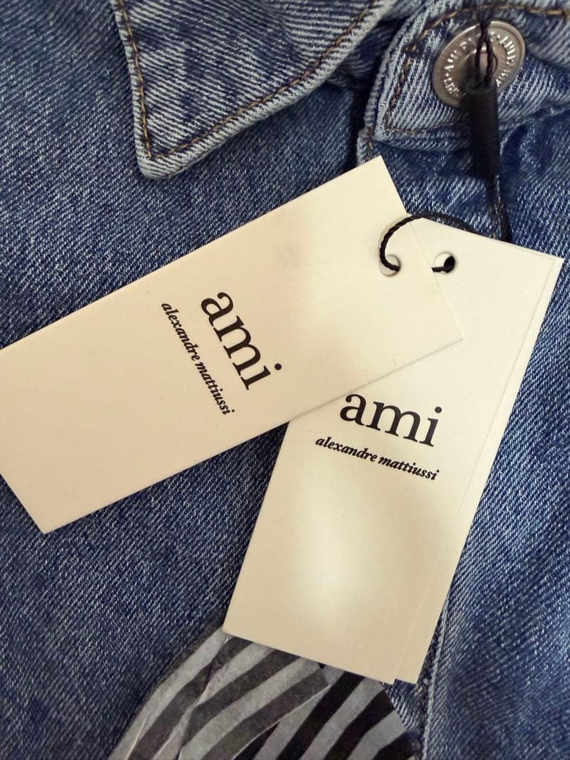 アミパリス Amiparis デニムジャケット ハート刺繍 XL