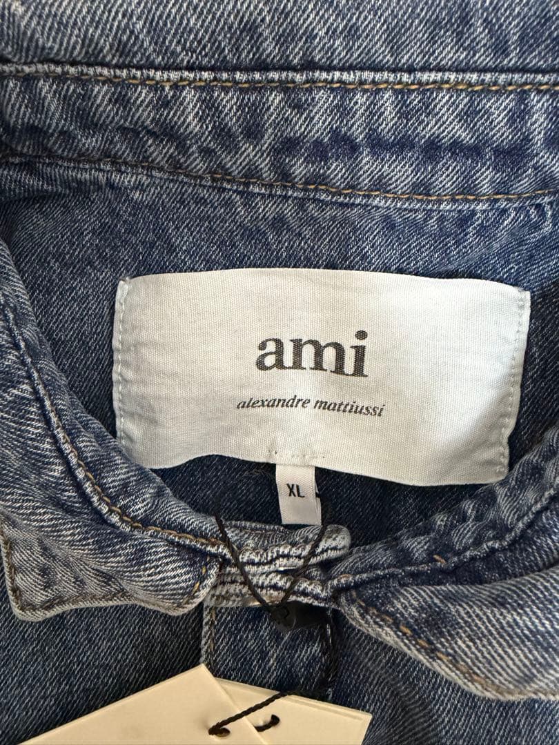 アミパリス Amiparis デニムジャケット ハート刺繍 XL