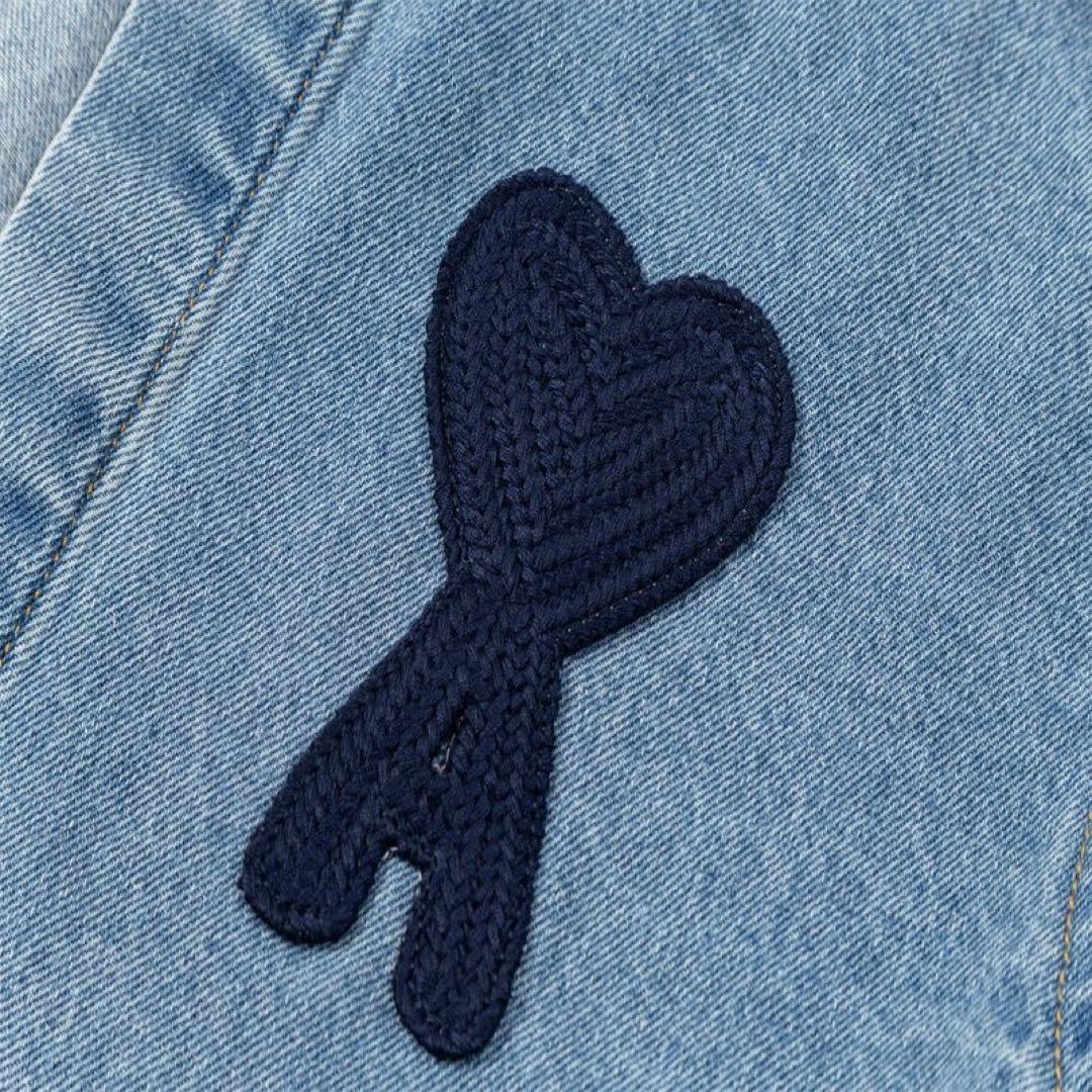 アミパリス Amiparis デニムジャケット ハート刺繍 XL