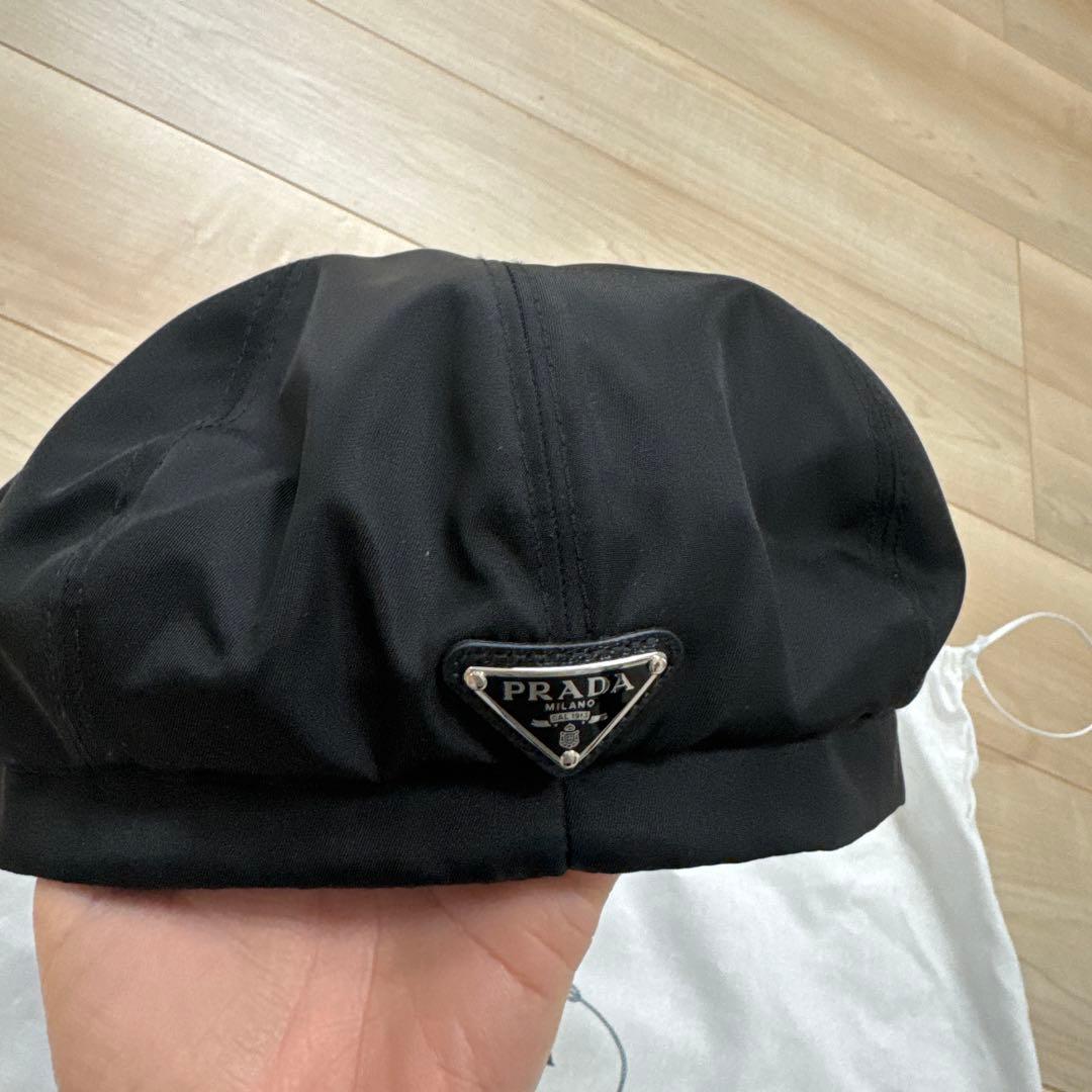 新品未使用PRADA ブラック キャスケット Sサイズ　キャップ