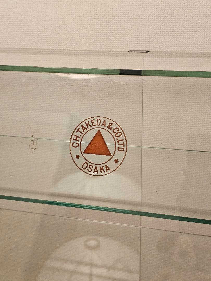 【梱包発送たのメル便】昭和レトロ アンティーク ガラスショーケース