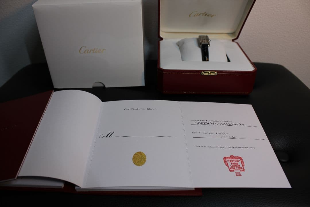 【美品】カルティエ ミニタンクアメリカン WSTA0032 SS