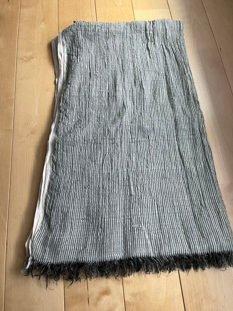 ファリエロサルティ　ストライプ柄　シルクコットンストール