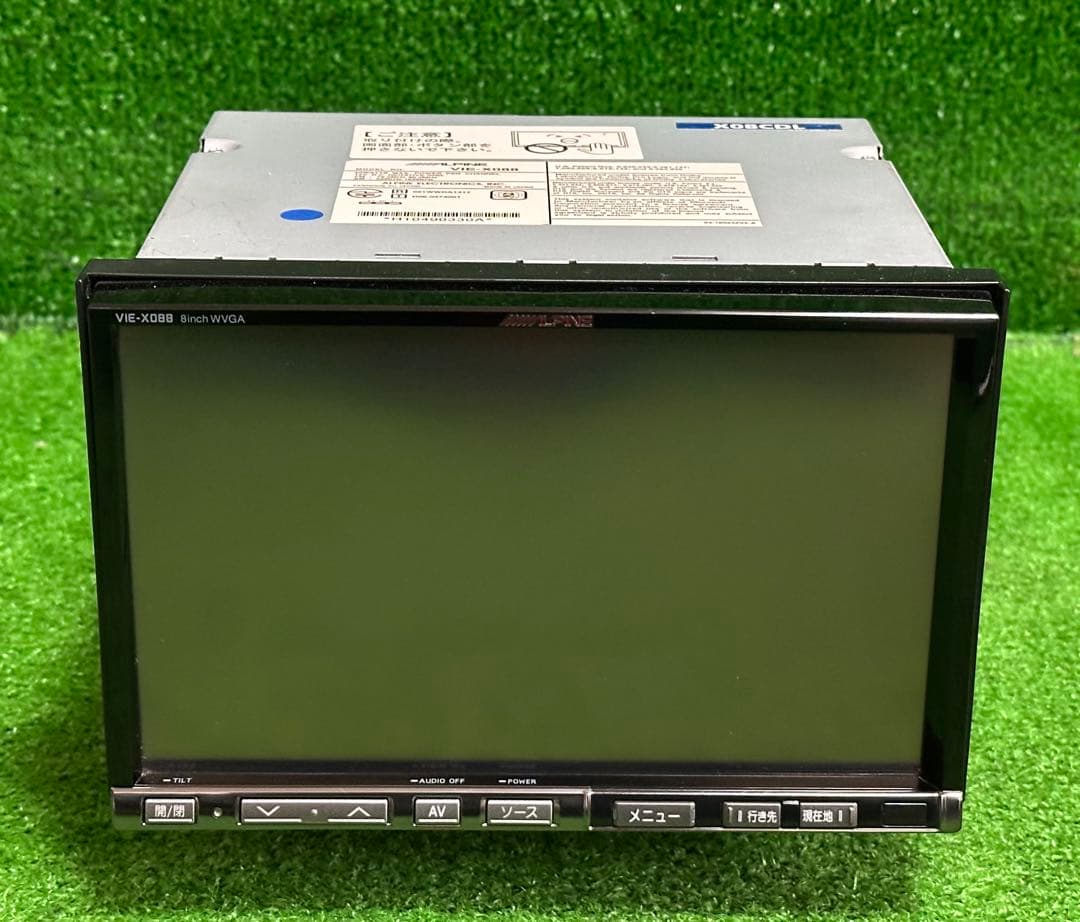 アルパイン VIE-X088 HDDナビ フルセグ。 2018年地図データ.