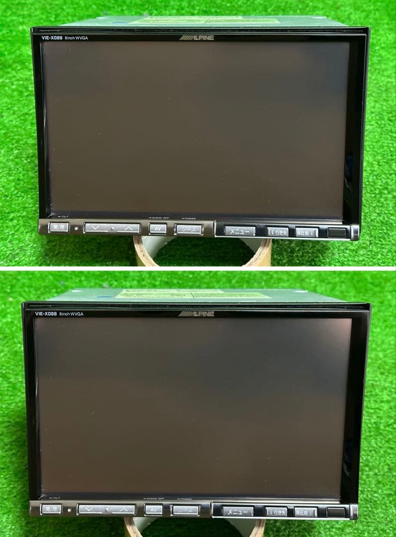 アルパイン VIE-X088 HDDナビ フルセグ。 2018年地図データ.