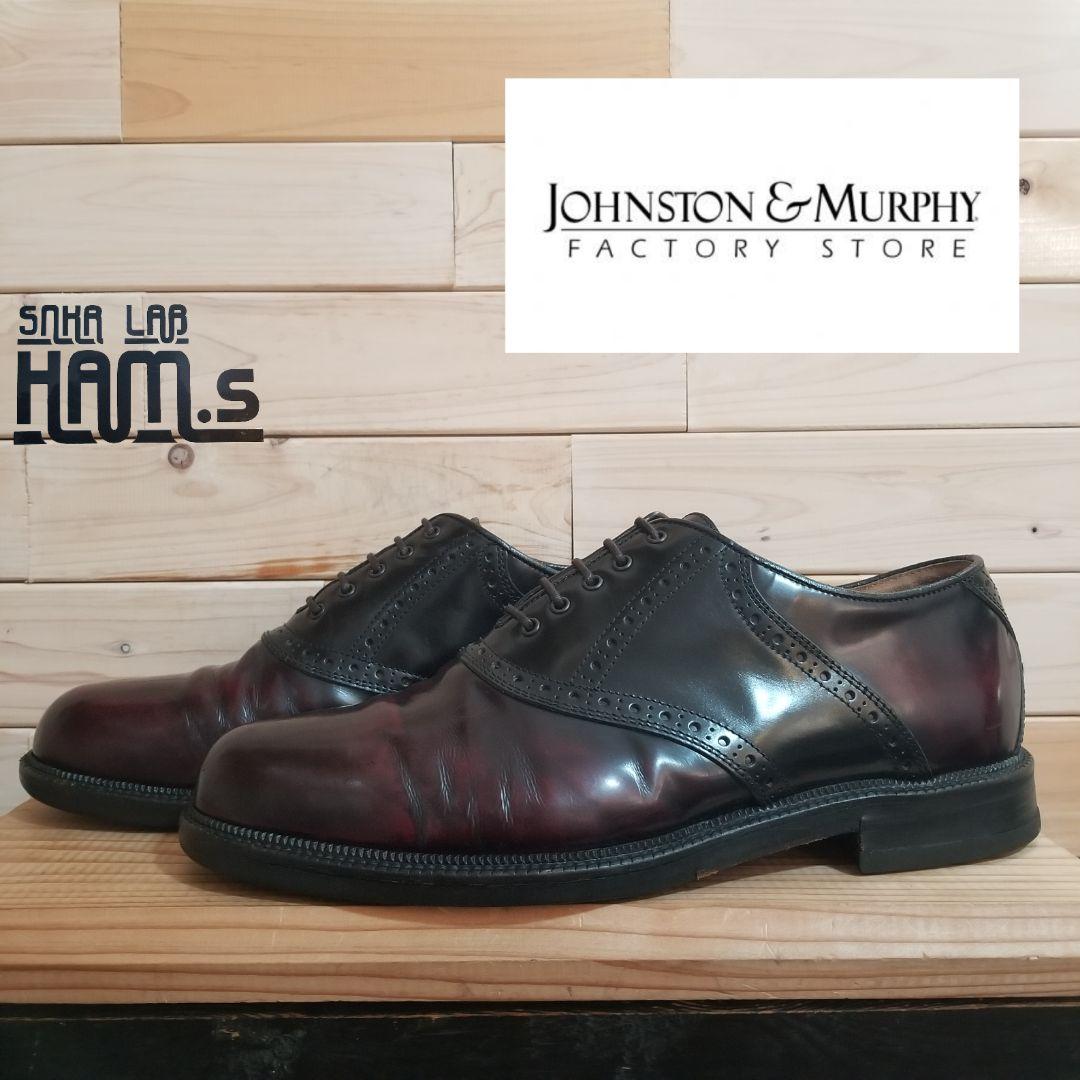 美品　Johnston ＆ Murphy　サドルシューズ　28.0 イタリア製