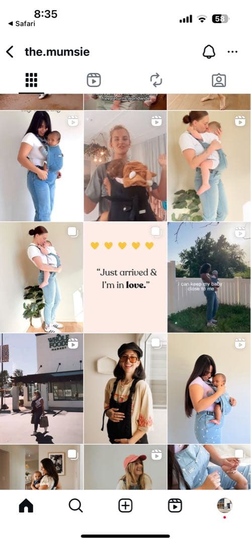 るるむ⭐︎the.mumsie⭐︎ブラックオーバーオールパンツとグレースカート