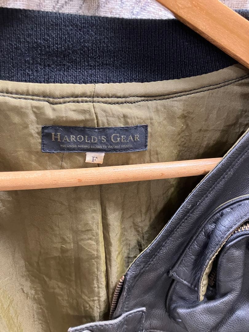 HAROLD'S GEAR ハロルズギア ベリーショートレザージャケット