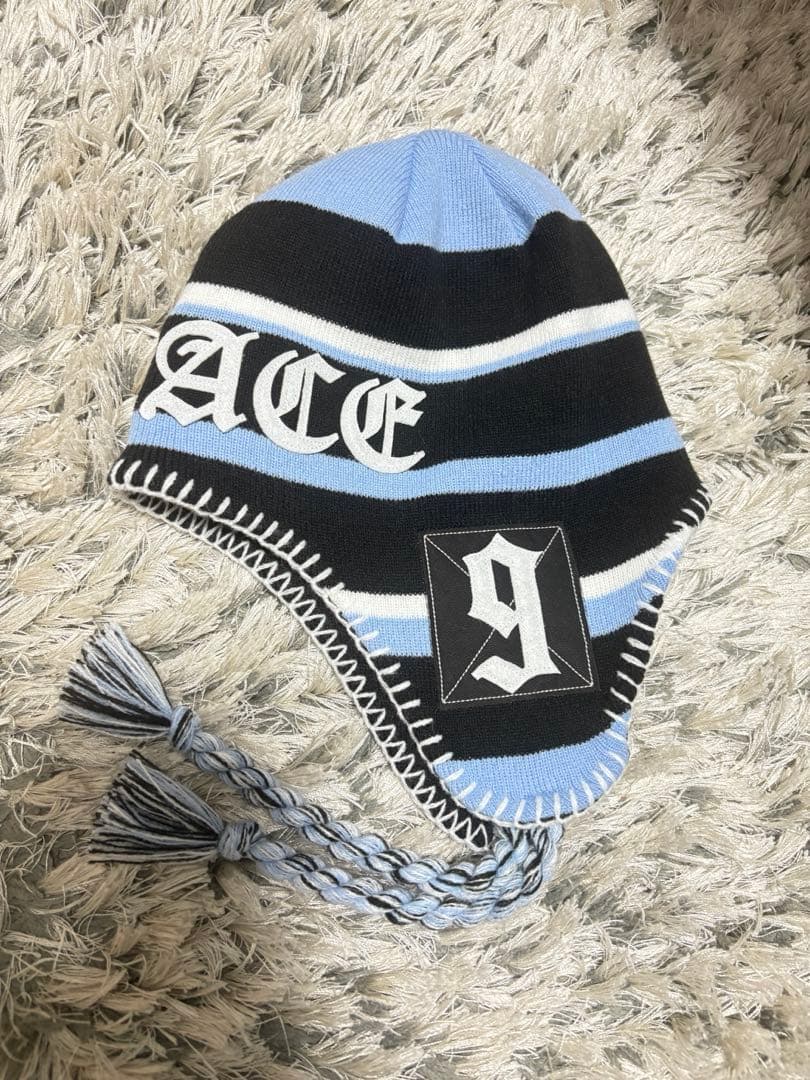 帽子 PALACE UNION PERUVIAN BEANIE BLACK