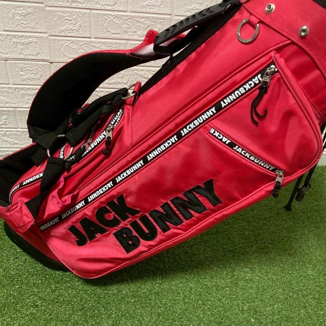 JACK BUNNY ジャックバーニー　ピンク キャディバッグ