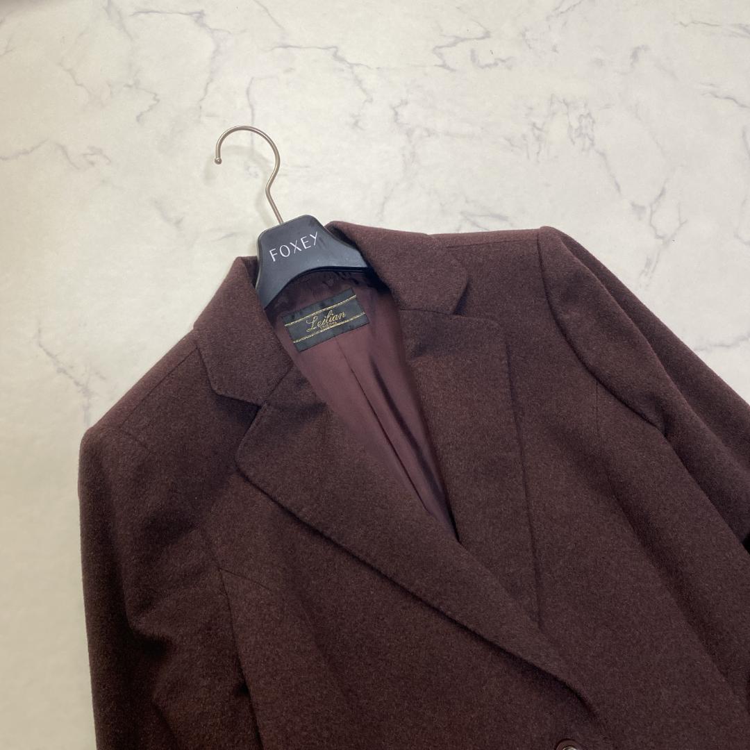 美品✨レリアン ロロピアーナ サイズ13 カシミヤ100 テーラード 2B