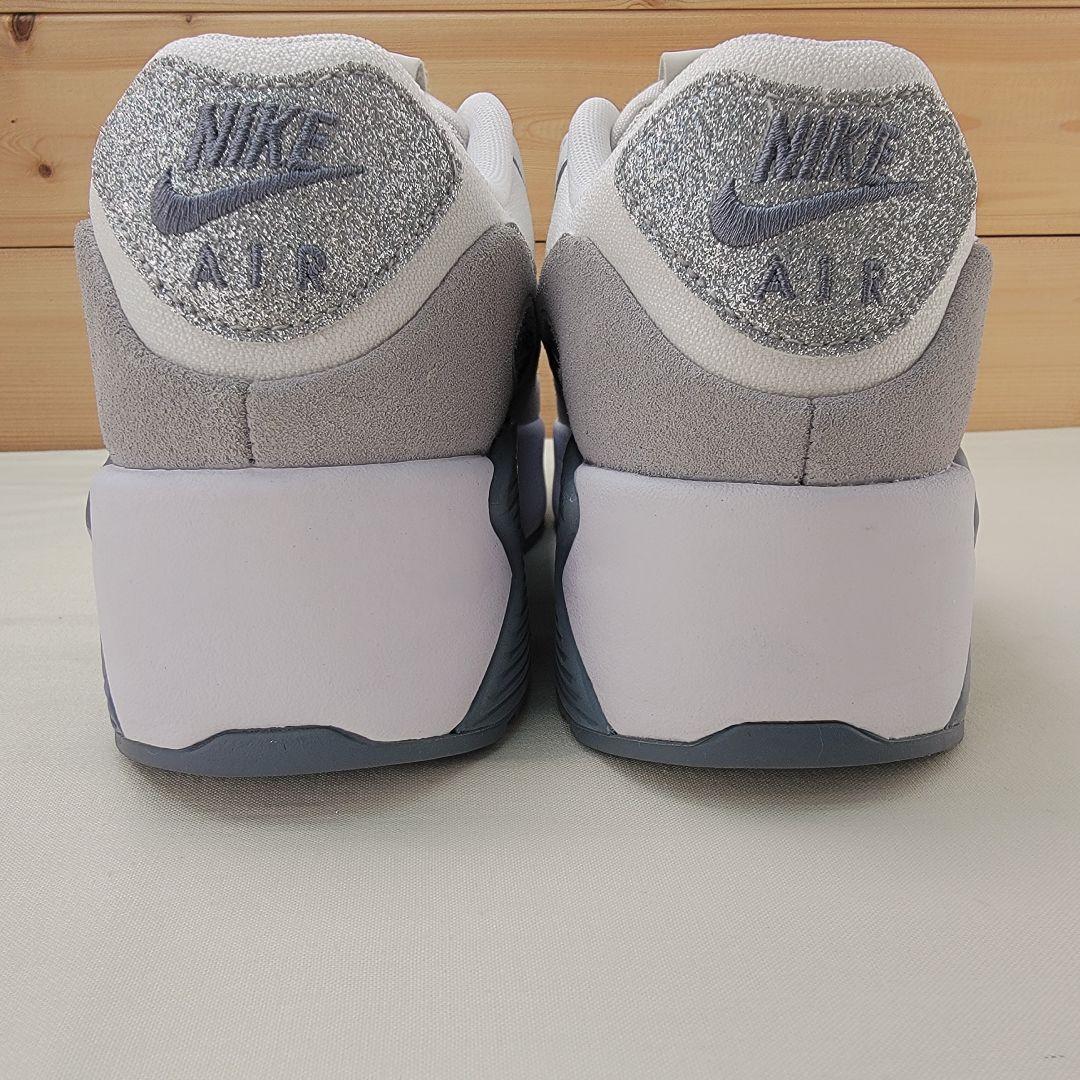 ナイキ ウィメンズ エアマックス90 LV8 ホワイト/グリッター 23.5cm