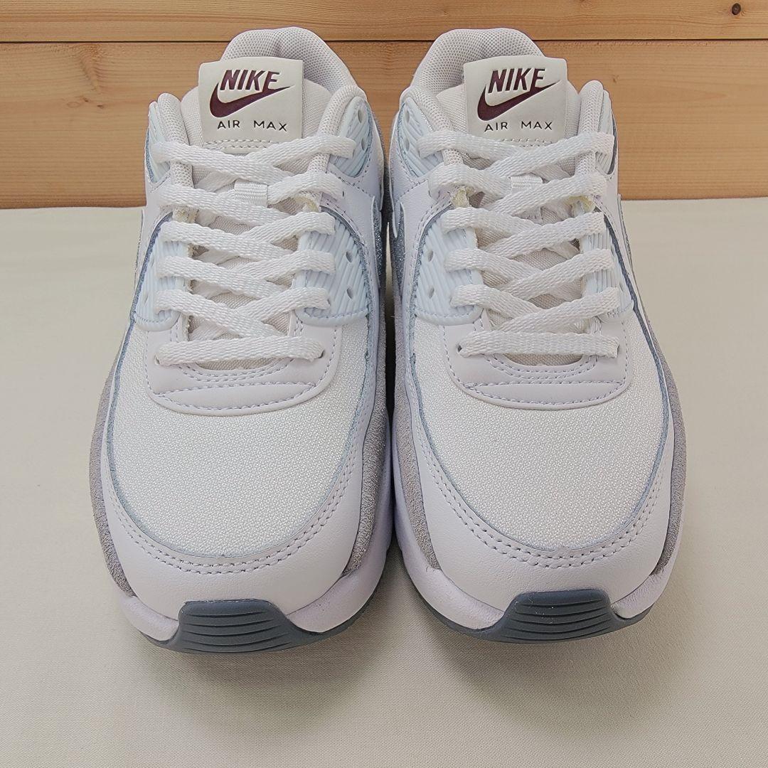 ナイキ ウィメンズ エアマックス90 LV8 ホワイト/グリッター 23.5cm