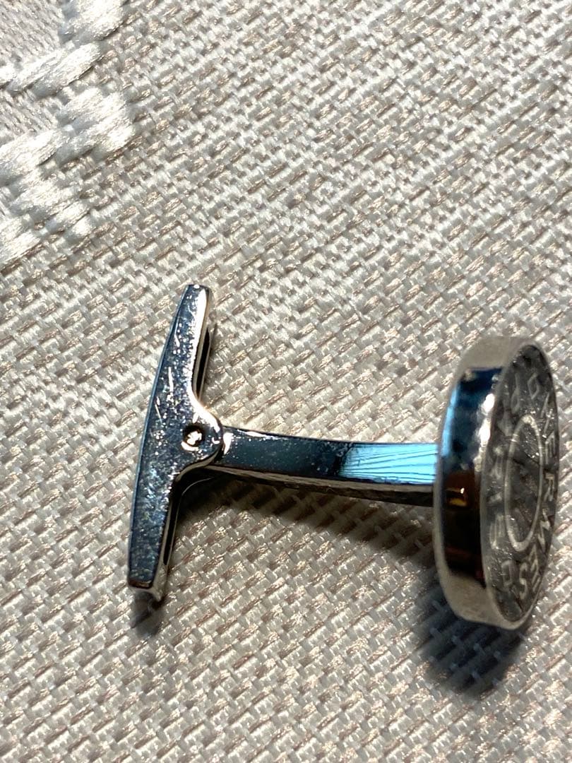 エルメス　カフリンクス 《リコル 2》　黒　難あり１つ