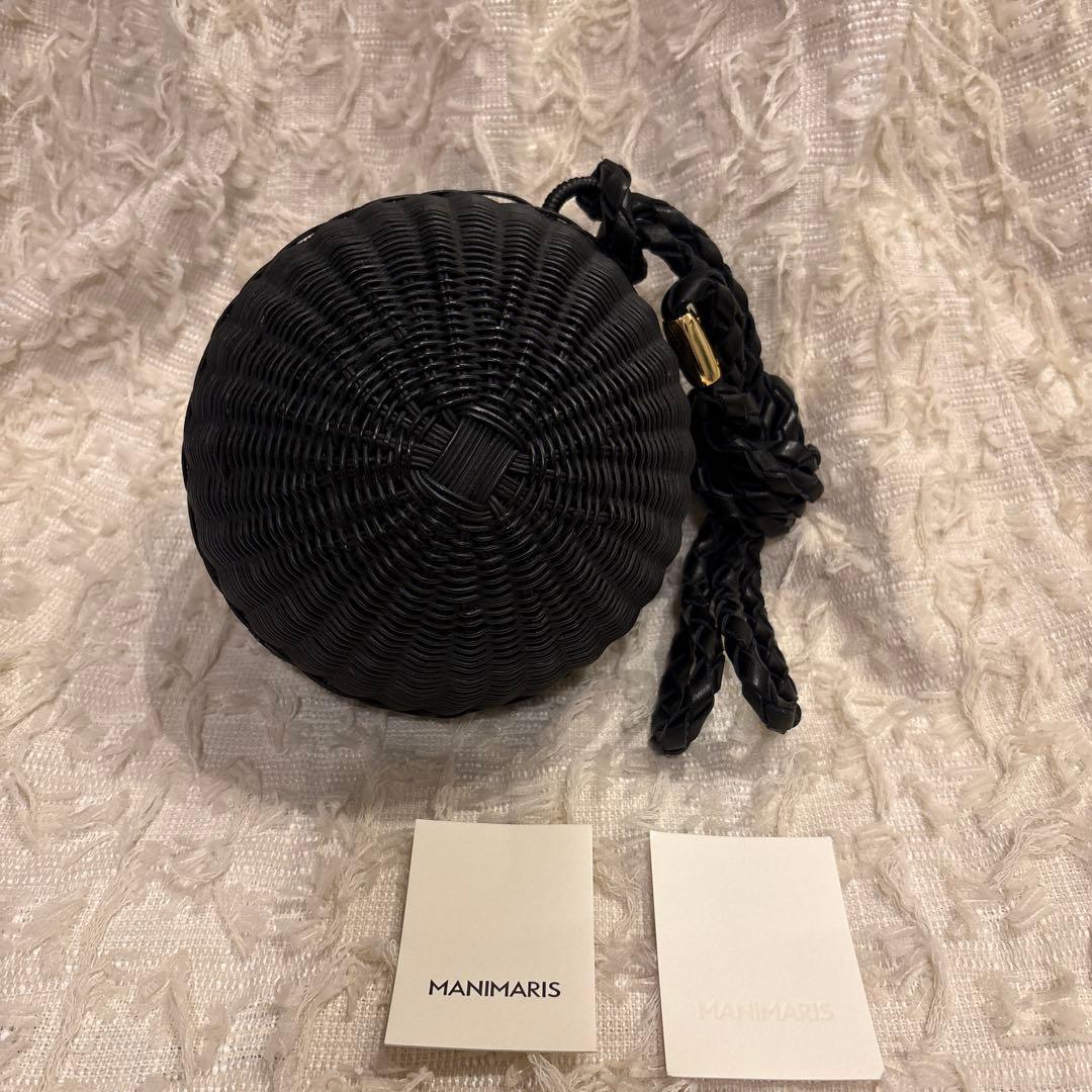最終価格　MAINIMARIS フルムーンバスケット　ブラック　黒